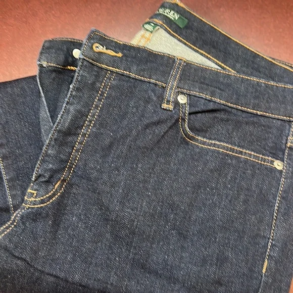 Ralph Lauren women’s premier straight blue jeans - Picture 3 of 5